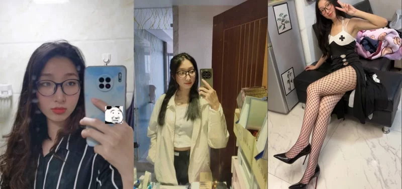 眼镜白领御姐的不健康私密生活视图曝光表面越光鲜私… - 细节图3
