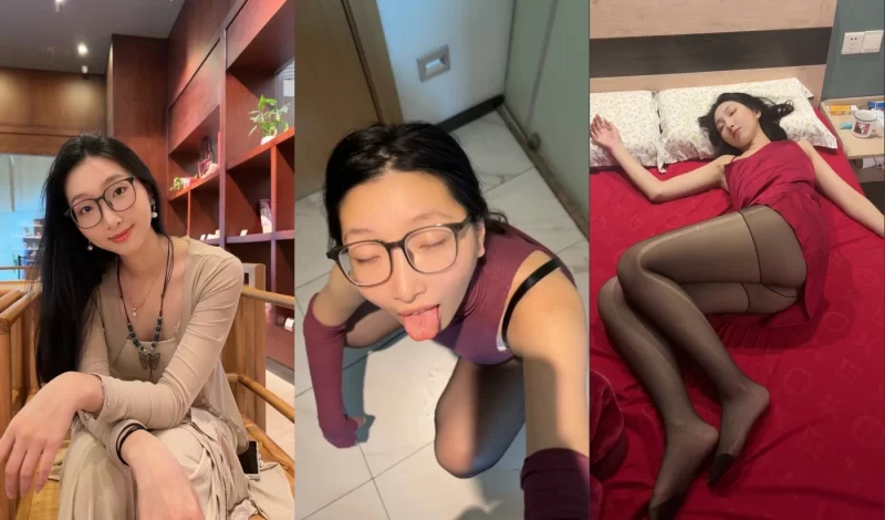 眼镜白领御姐的不健康私密生活视图曝光表面越光鲜私… - 细节图7
