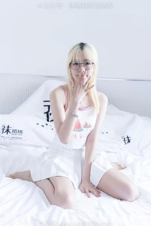 袜啵啵甜豆超短裙黑丝裸足棉袜 - 细节图5