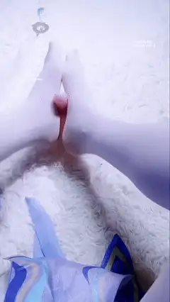 足控福利：抖音网红cos少司缘/瑶/大耳狗之梦丝袜足交假鸡巴 - 细节图2