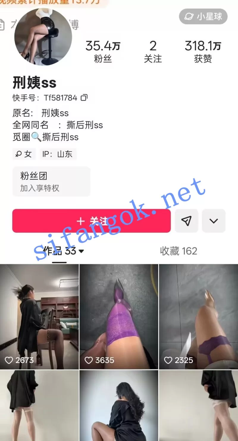 快手主播 撕后刑ss/撕姨 轻熟黑丝美腿 长时自慰啪啪 定制一 - 细节图1