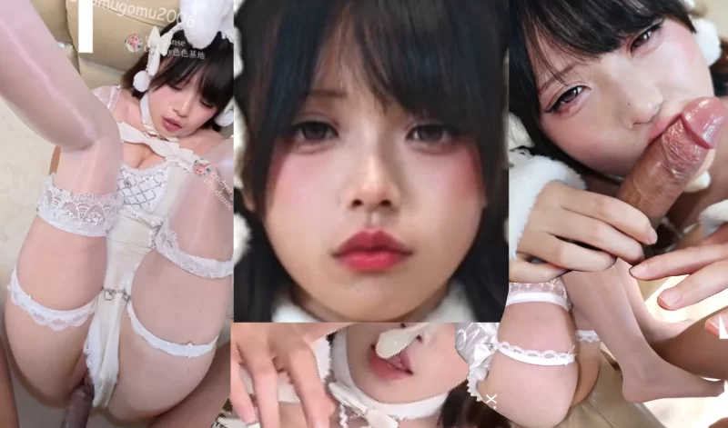 高颜值甜美御姐白丝兔女郎怼在沙发狂肏… - 细节图1